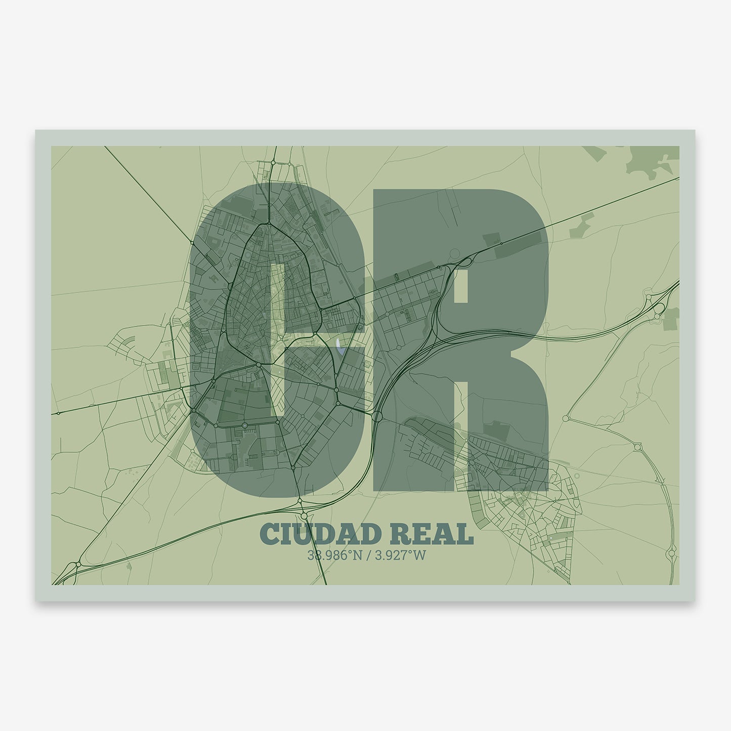 Ciudad Real Map V02 Kyoto / Frame / No