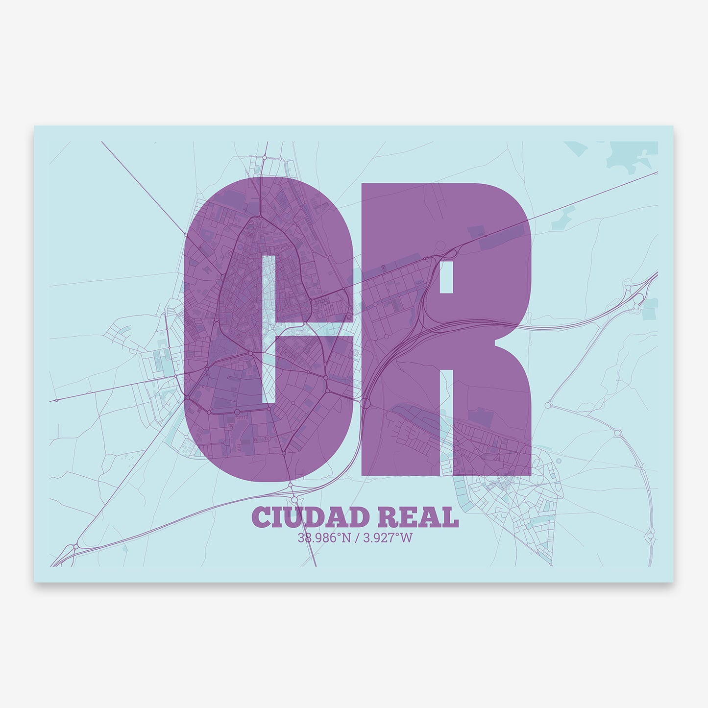 Ciudad Real Map V02 Shabby / No Frame / No