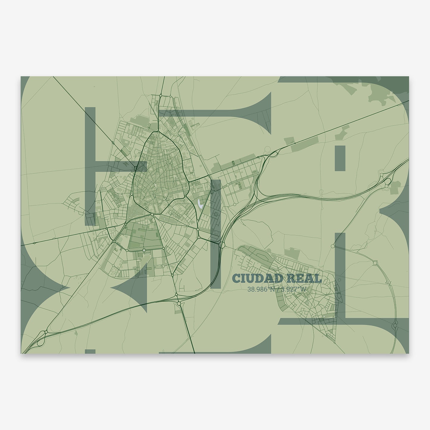 Ciudad Real Map V03 Kyoto / Frame / No