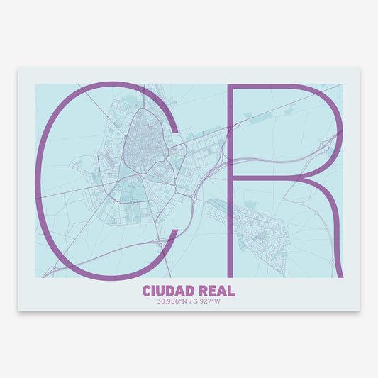 Ciudad Real Map V07 Shabby / No Frame / No