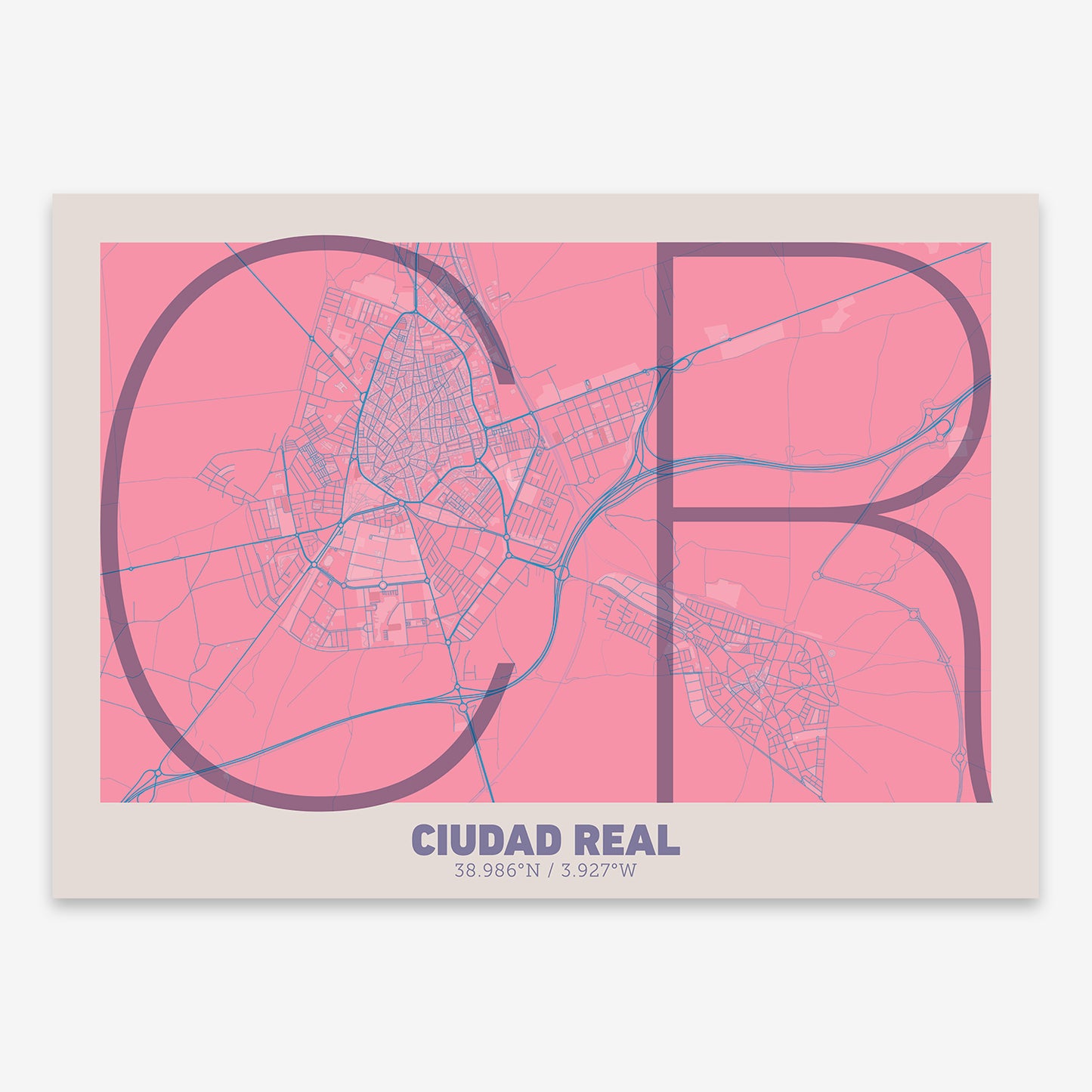 Ciudad Real Map V07 tuscan