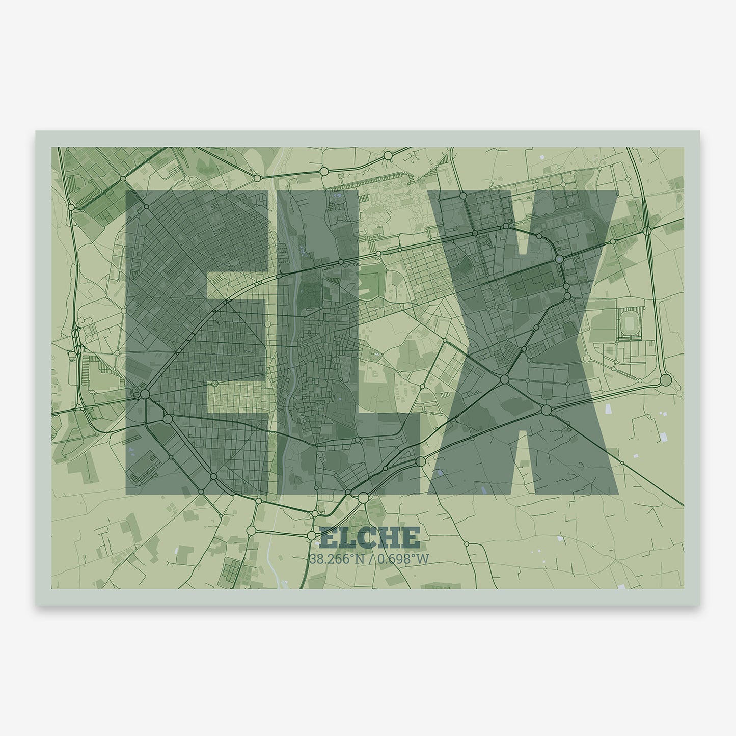 Elche Map V02 Kyoto / No Frame / Yes