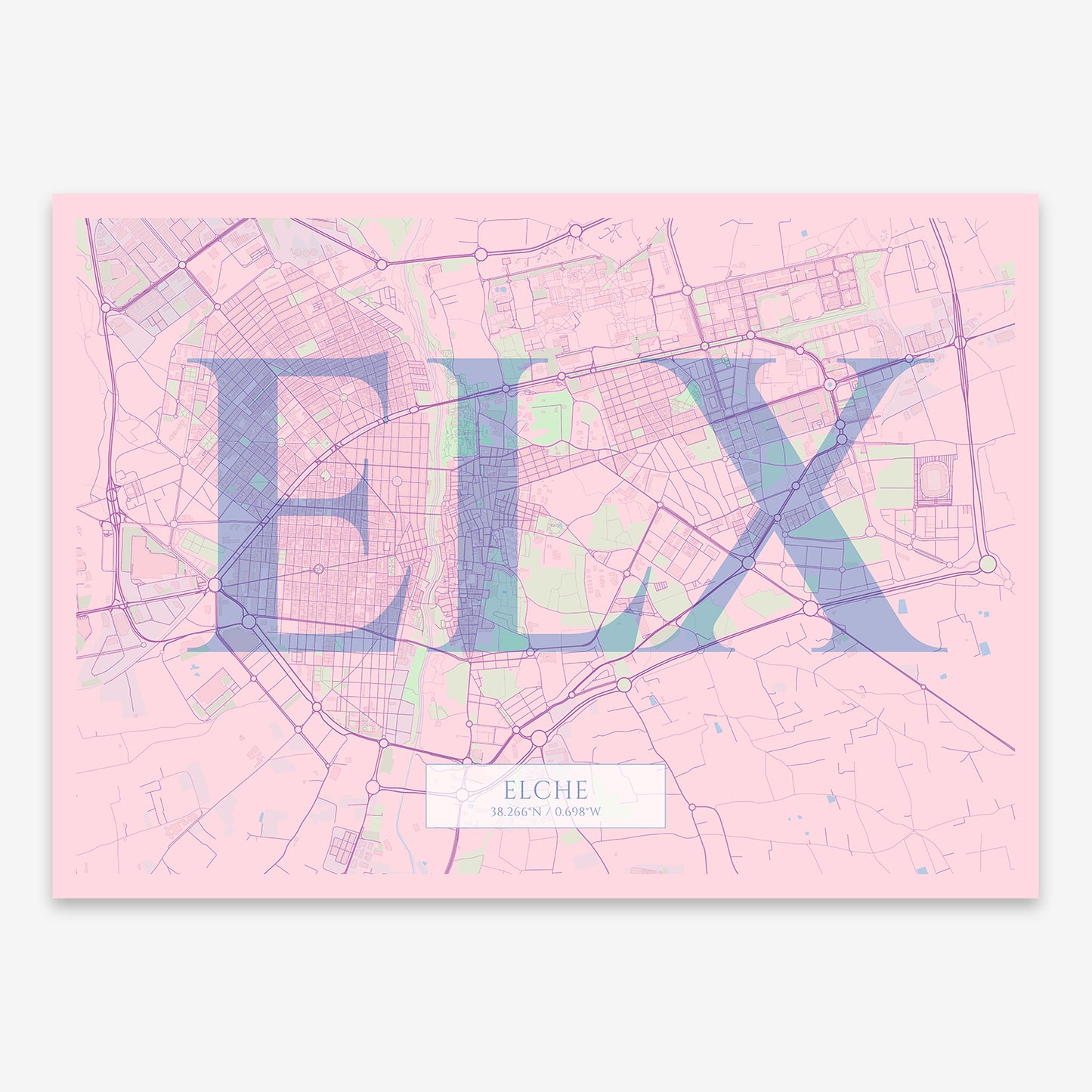 Elche Map V06 Nursery / Frame / No