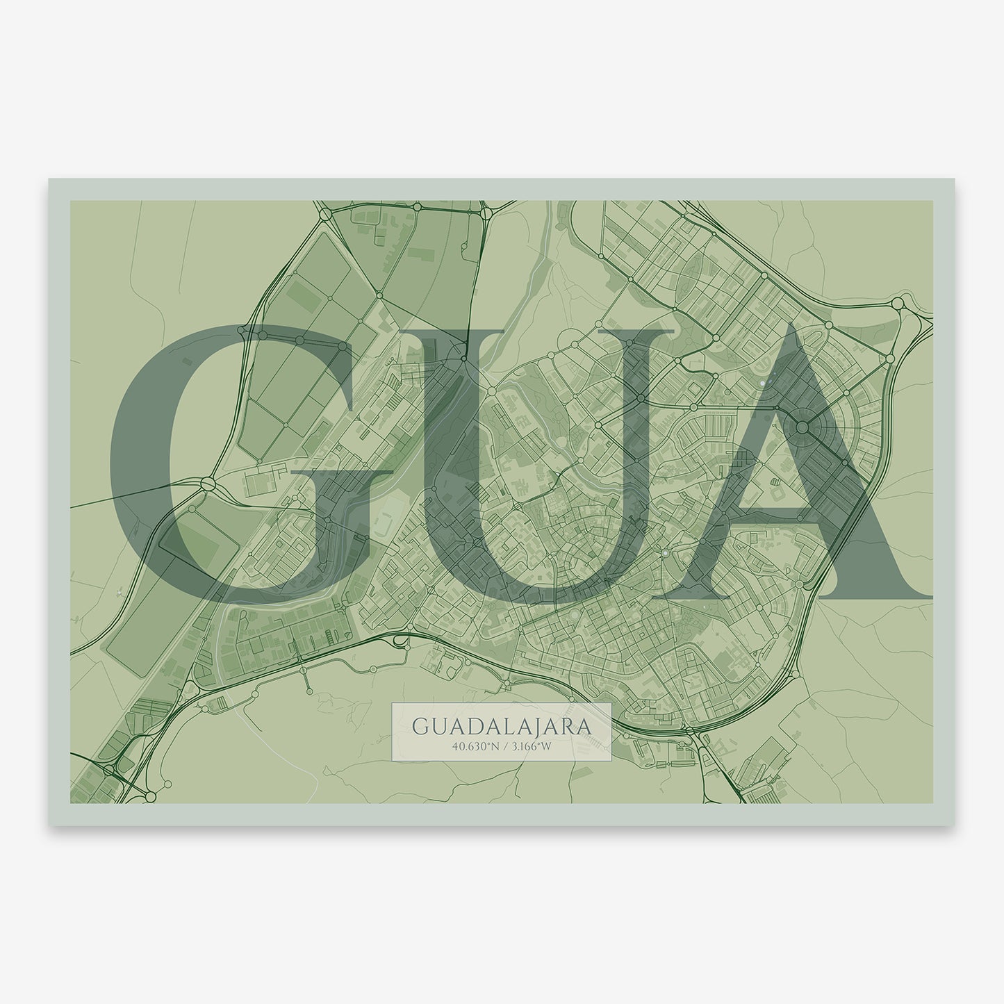 Guadalajara Map V06 Kyoto / Frame / No