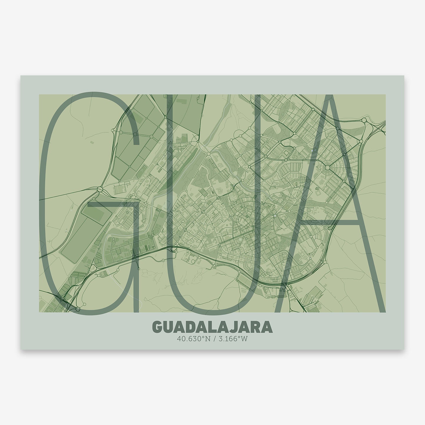 Guadalajara Map V07 Kyoto / Frame / Yes