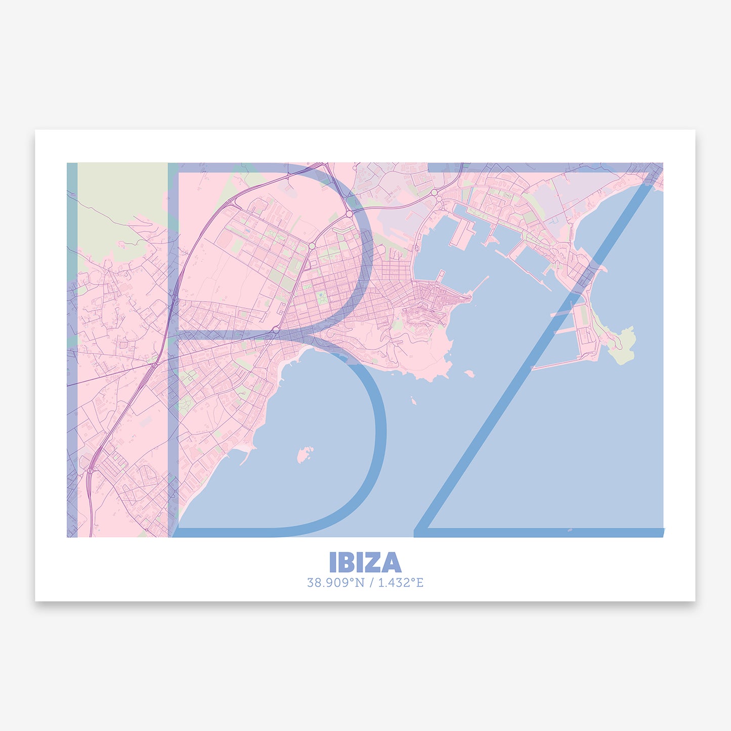 Ibiza map V07 Nursery / Frame / Yes