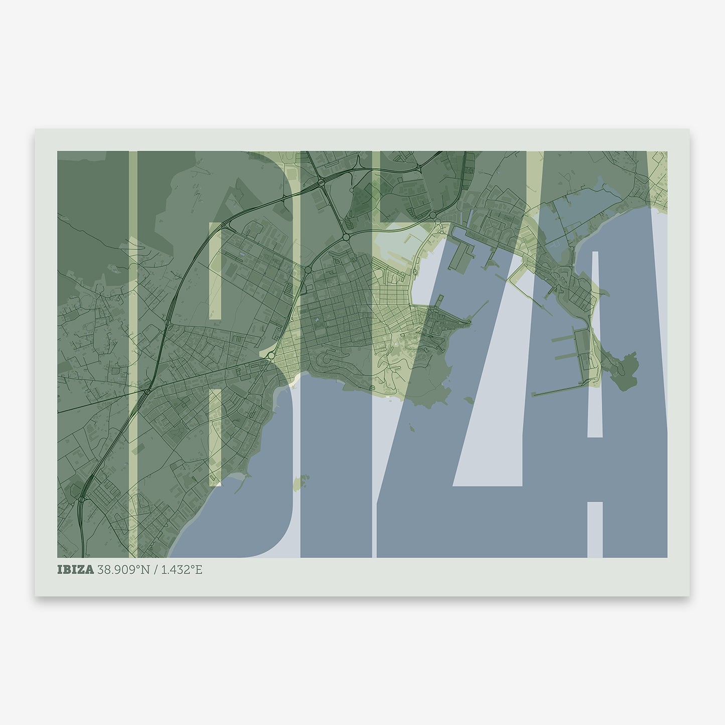 Ibiza map V09 Kyoto / Frame / Yes