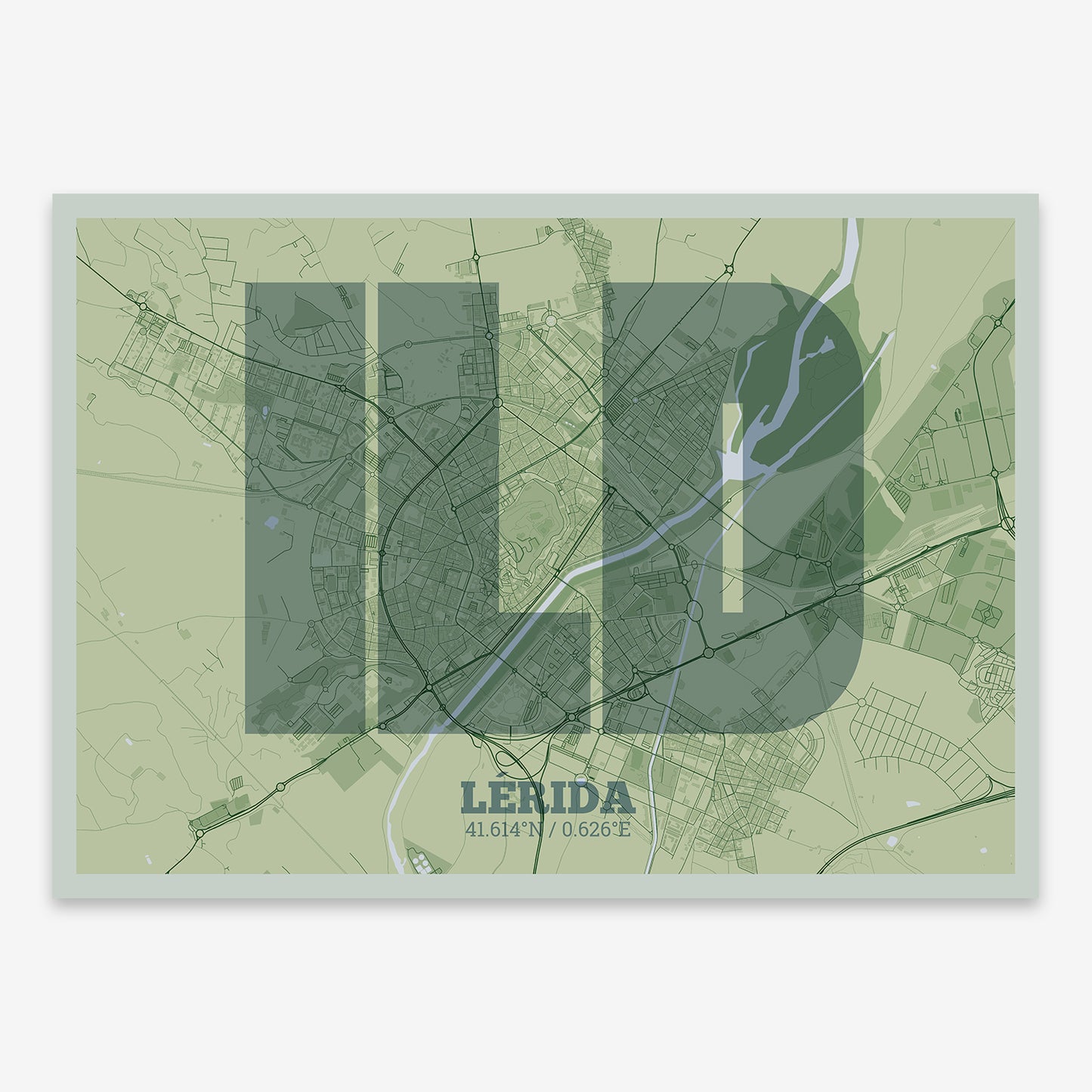 Lerida Map V02 Kyoto / Frame / No