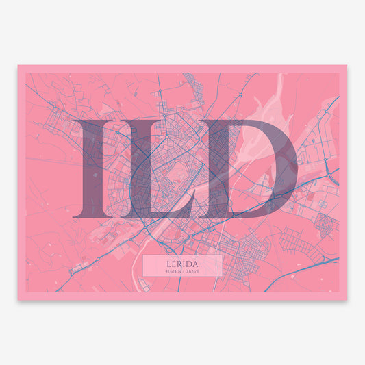 Lerida Map V06 Tuscan / Frame / Yes