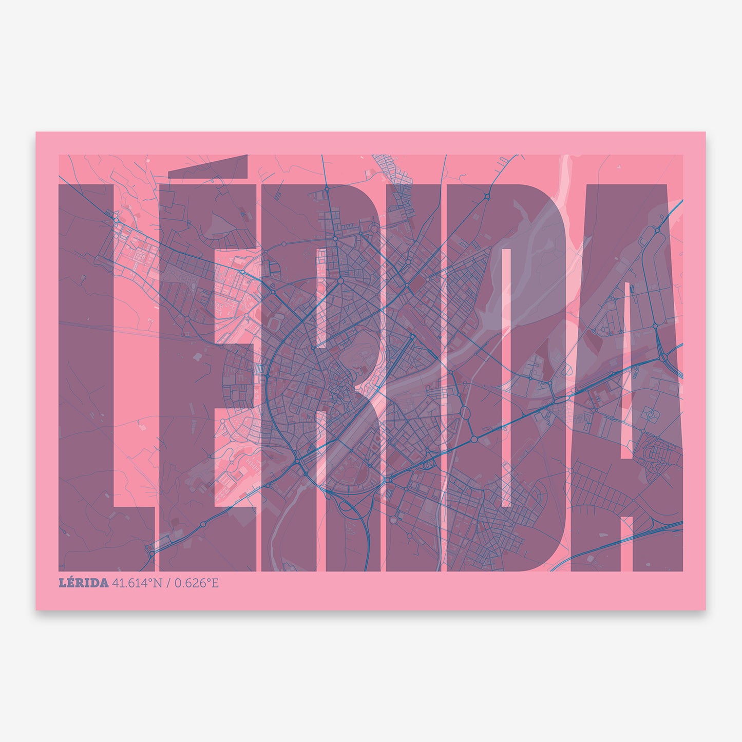 Lerida Map V09 Tuscan / No Frame / No