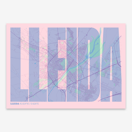 Lleida Map V09 Nursery / Frame / Yes