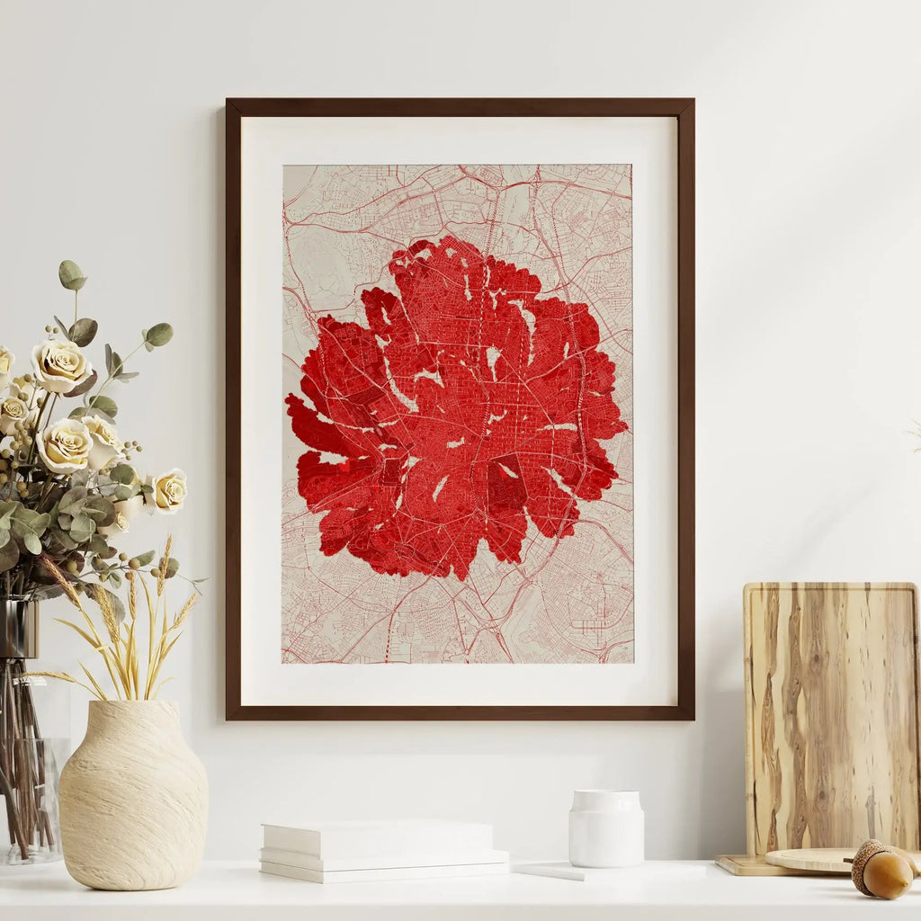 Carnation over Madrid. San Isidro