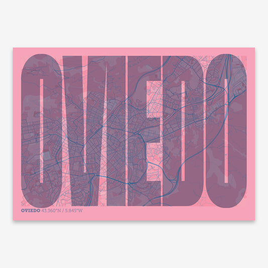 Oviedo Map V09 Tuscan / Frame / Yes