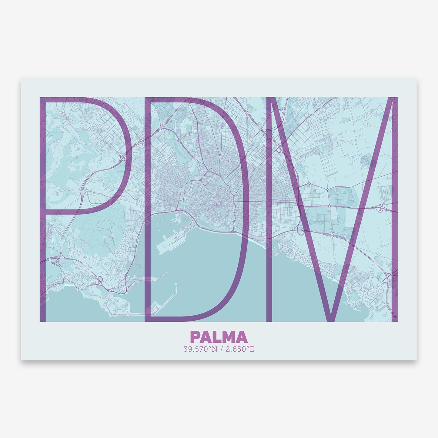 Palma Map V07 Shabby / No Frame / No