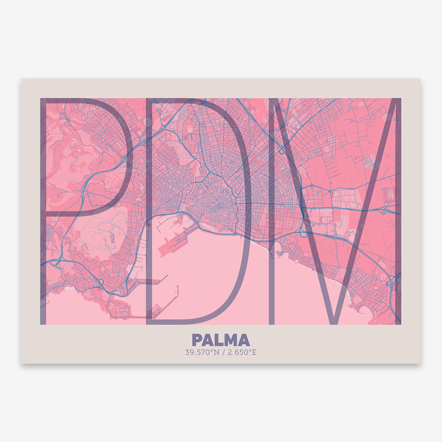 Palma Map V07 Tuscan / No Frame / No