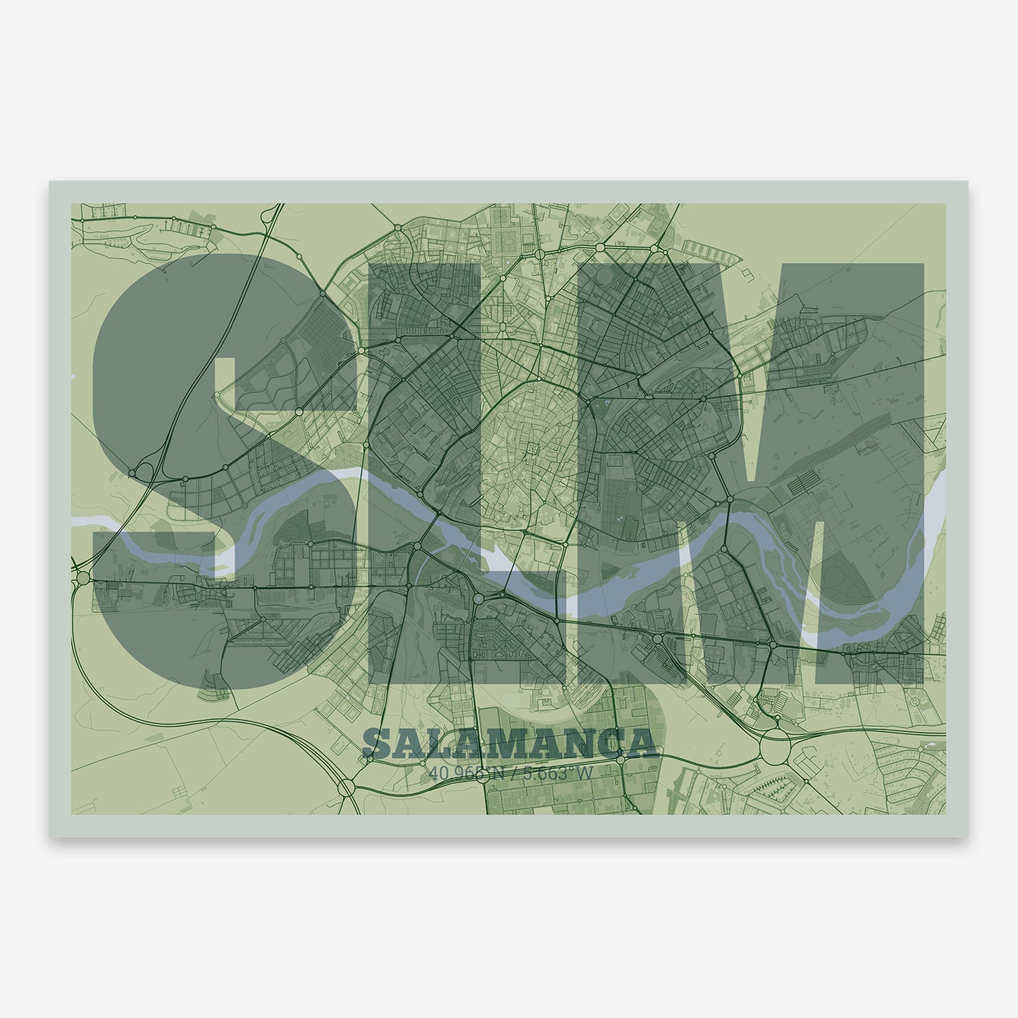 Salamanca Map V02 Kyoto / No Frame / No