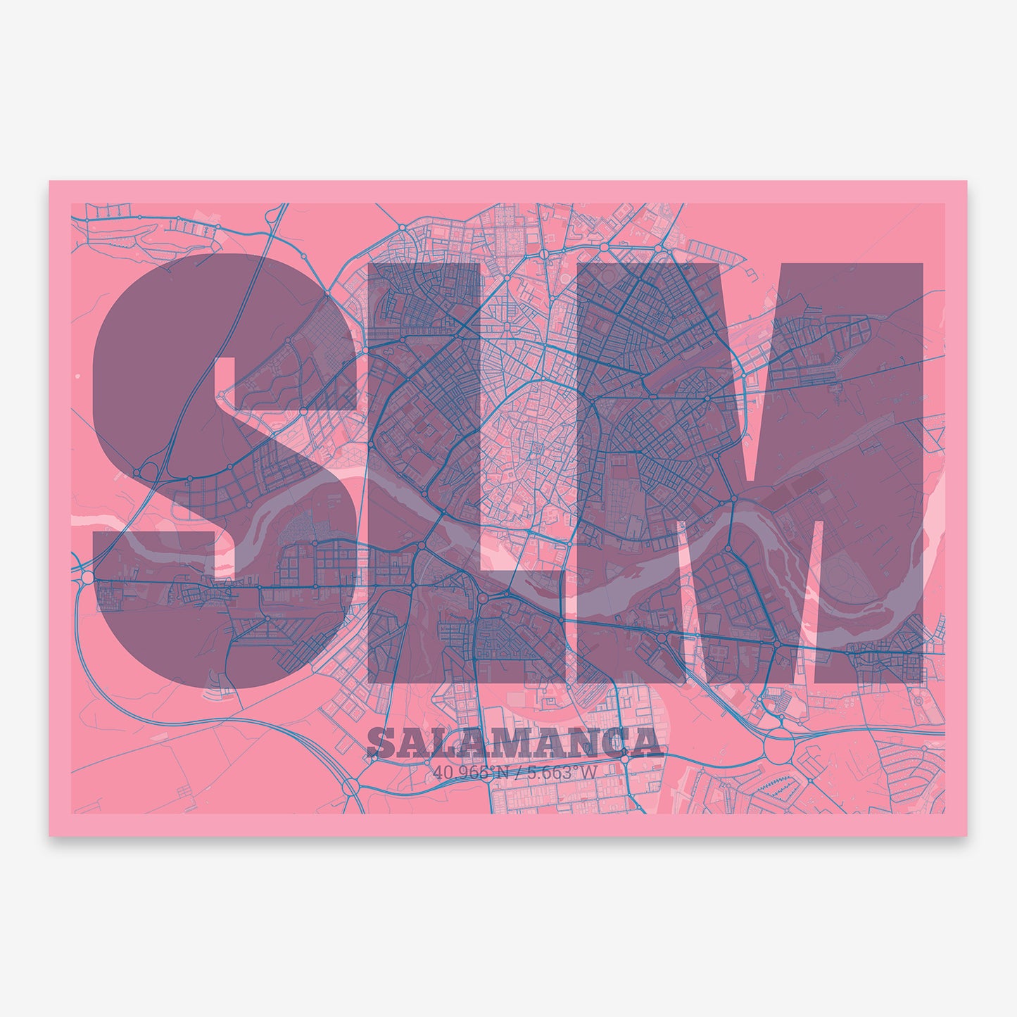 Salamanca Map V02 Tuscan / No Frame / No