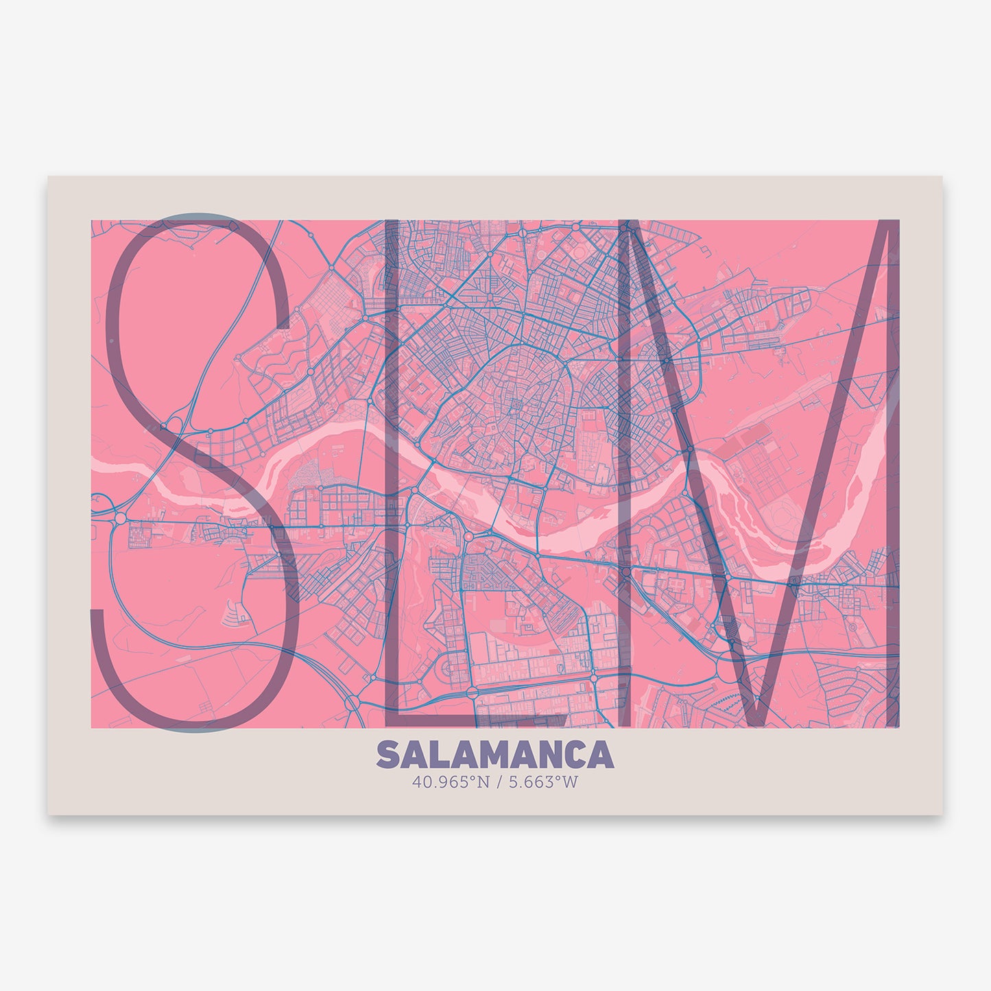 Salamanca Map V07 Tuscan / No Frame / No