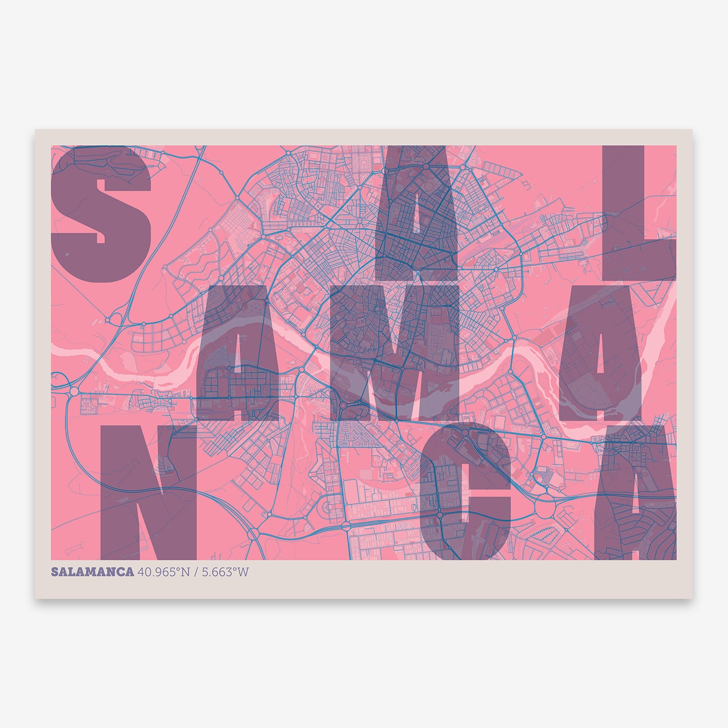 Salamanca Map V08 Tuscan / No Frame / No