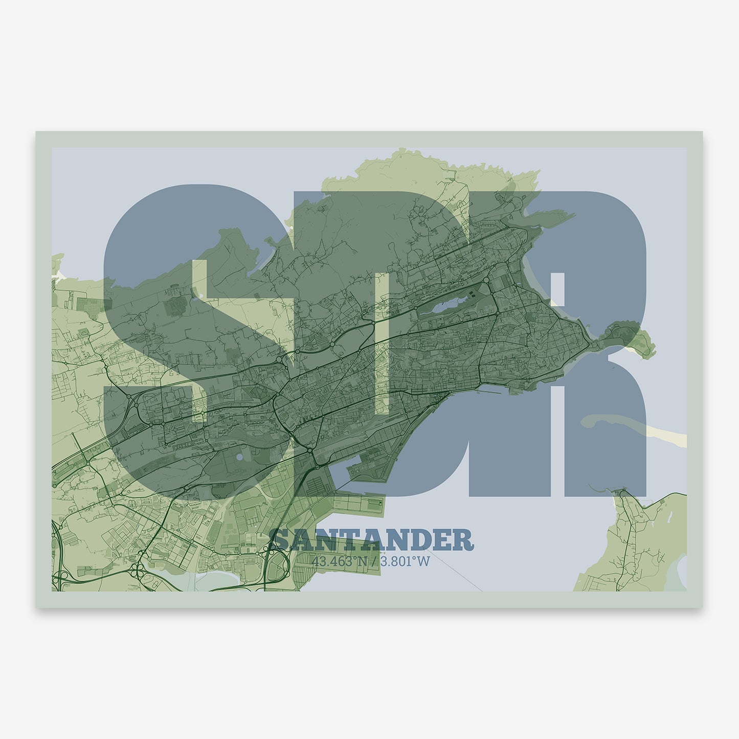 Santander Map V02 Kyoto / Frame / Yes