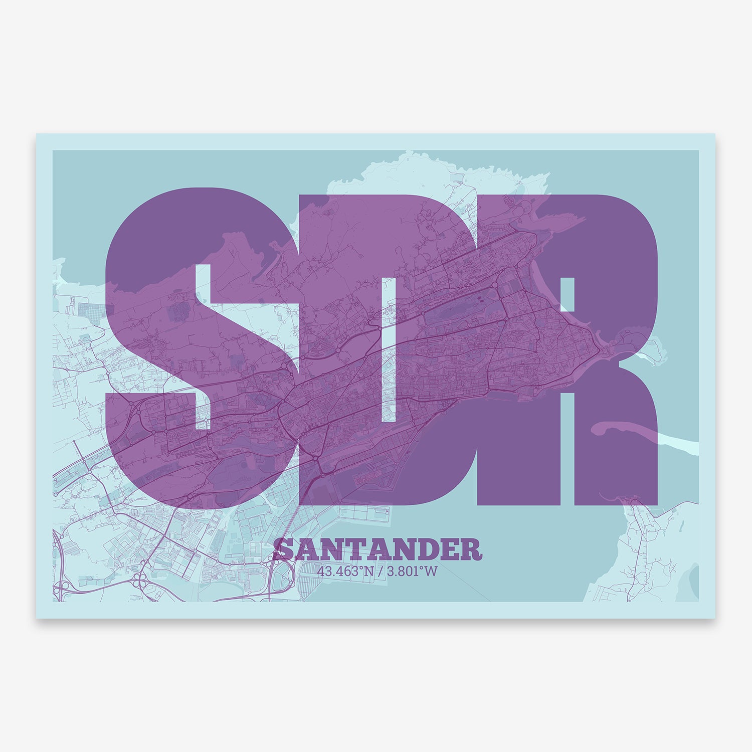 Santander Map V02 shabby