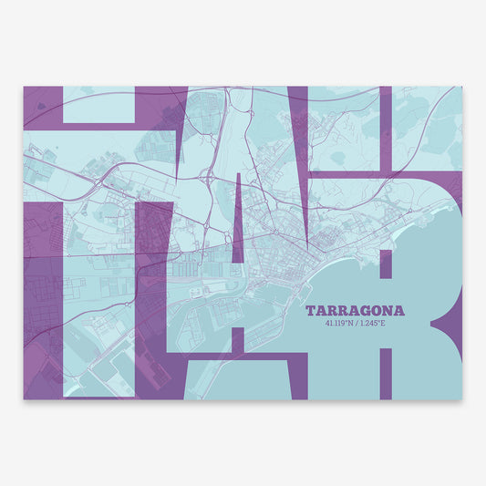 Tarragona Map V03 shabby