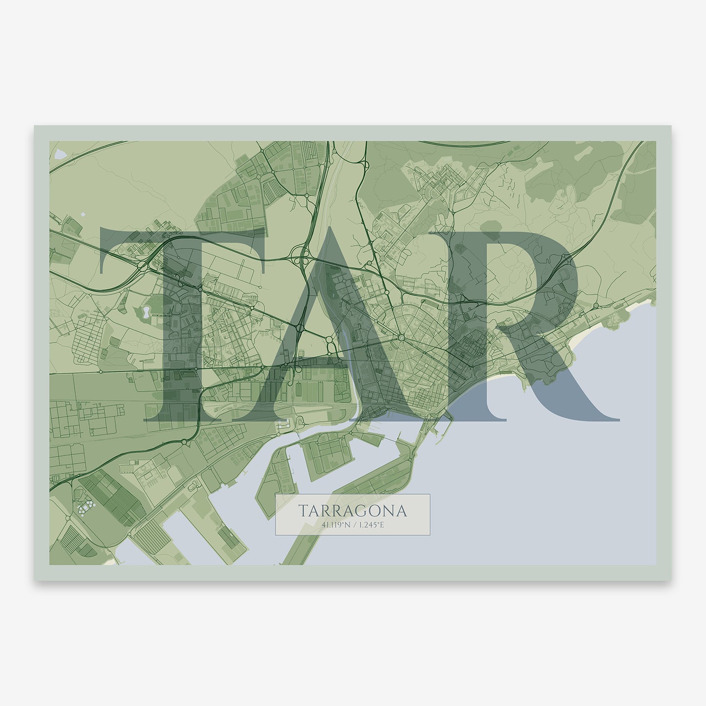 Tarragona Map V06 Kyoto / Frame / Yes