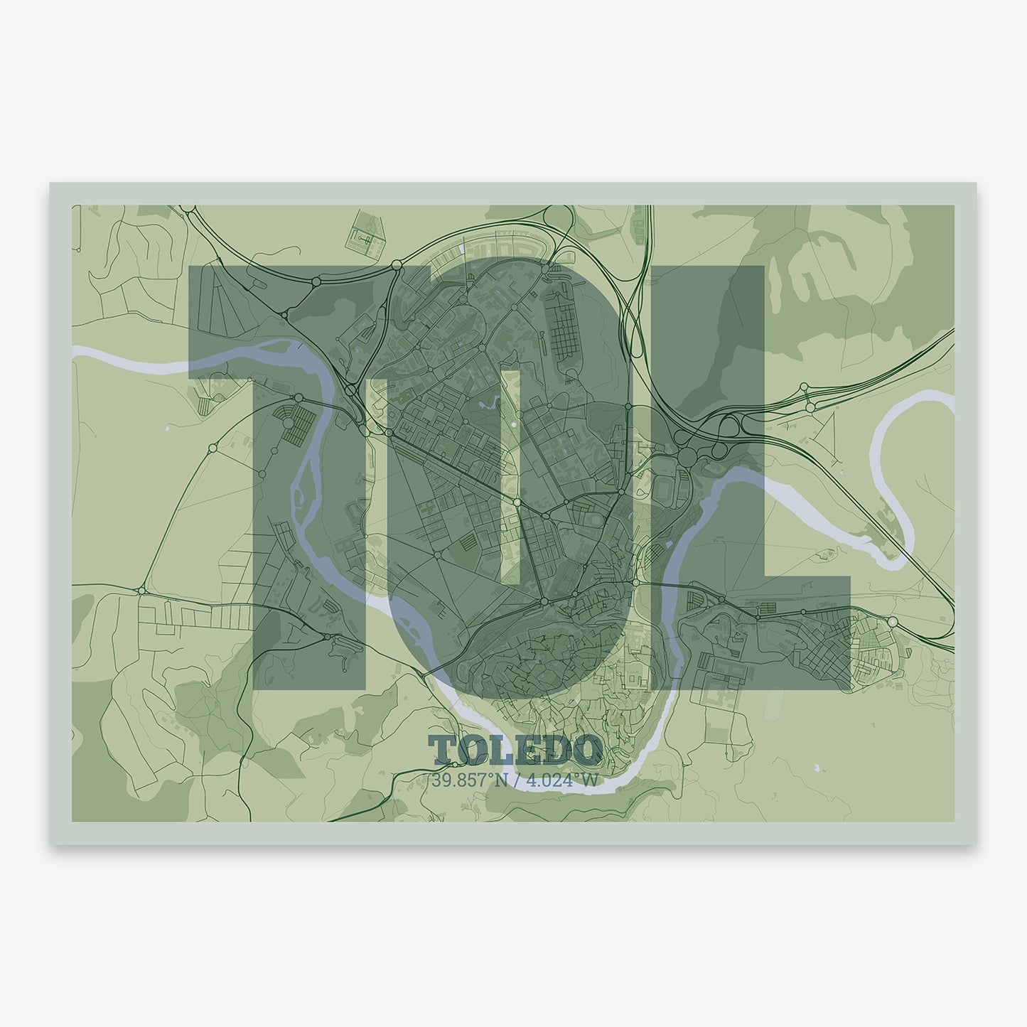 Toledo Map V02 Kyoto / Frame / Yes