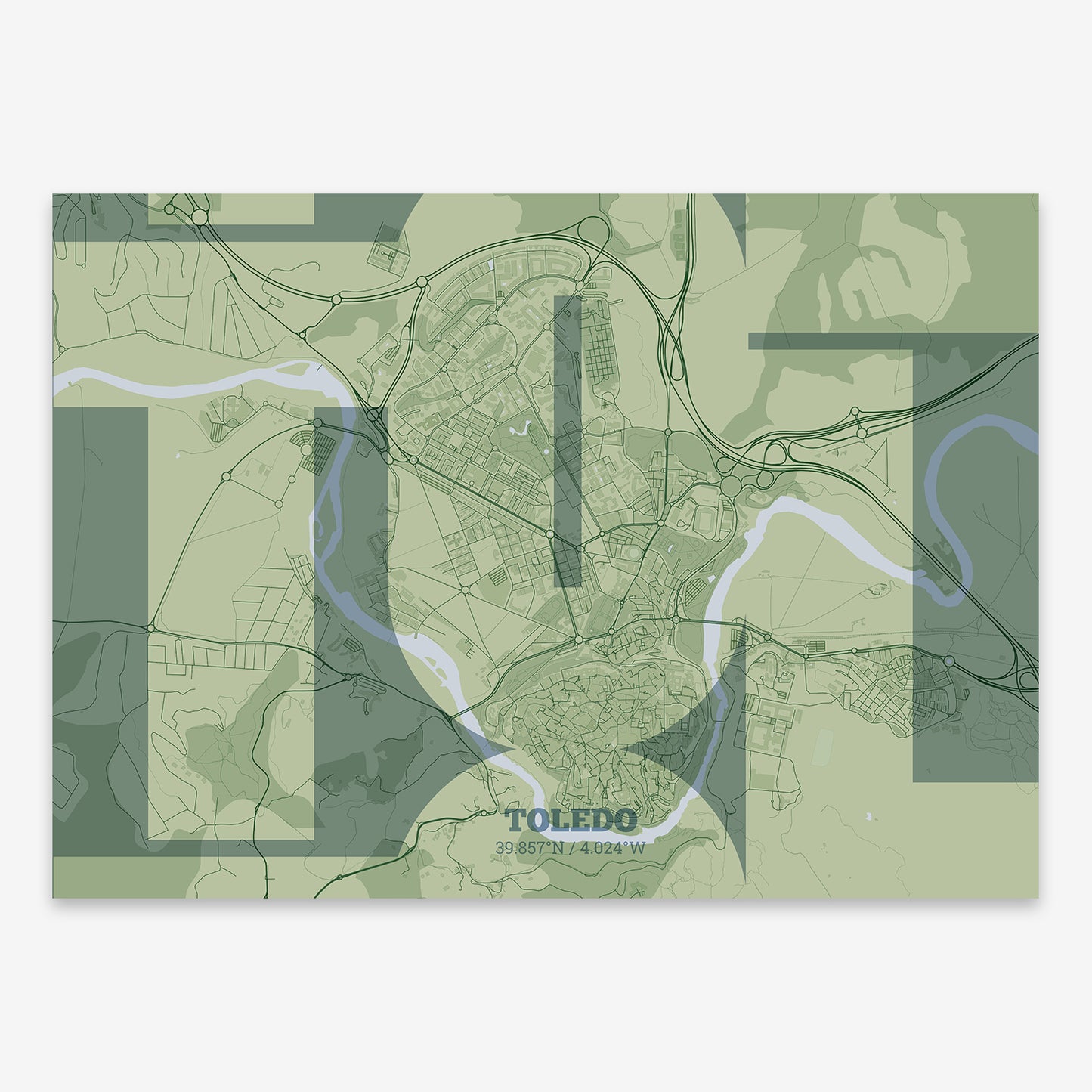 Toledo Map V03 Kyoto / Frame / No