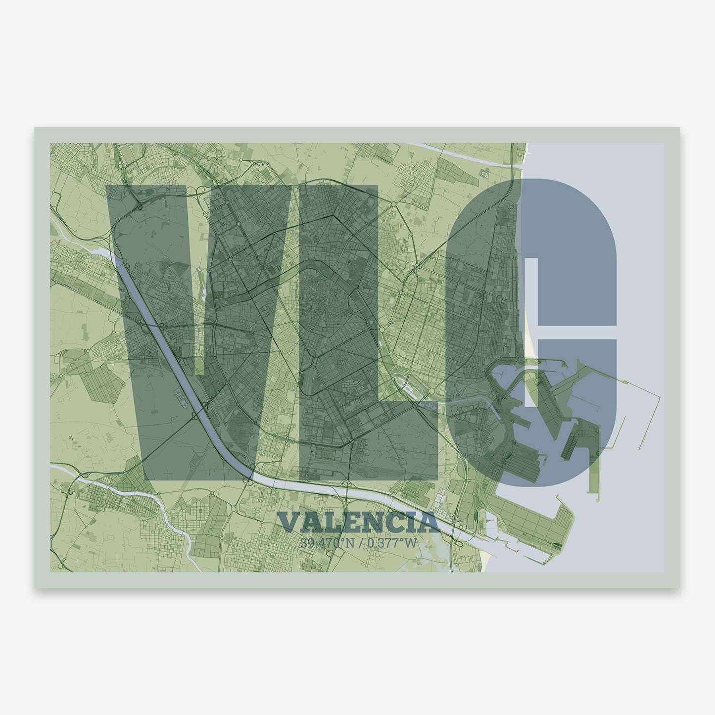 Valencia Map V02 Kyoto / No Frame / No