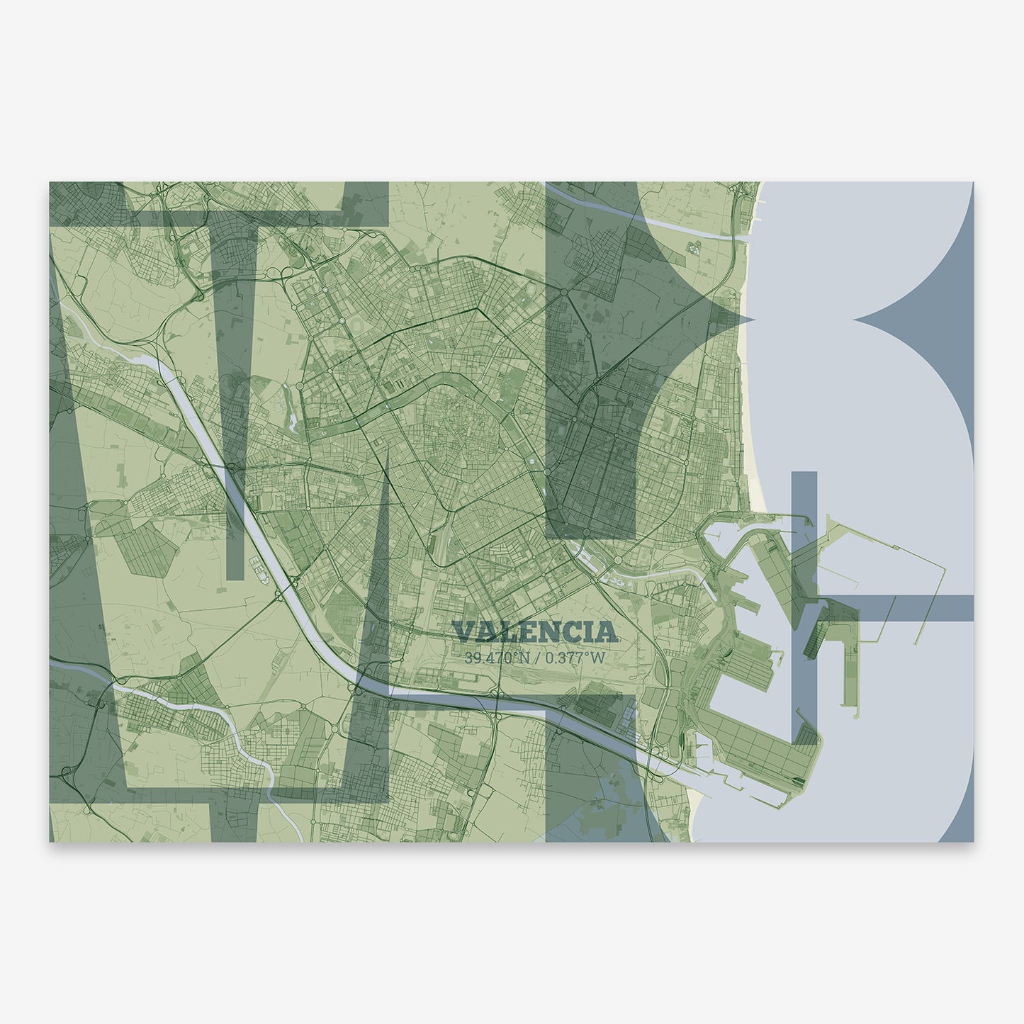 Valencia Map V03 Kyoto / No Frame / No