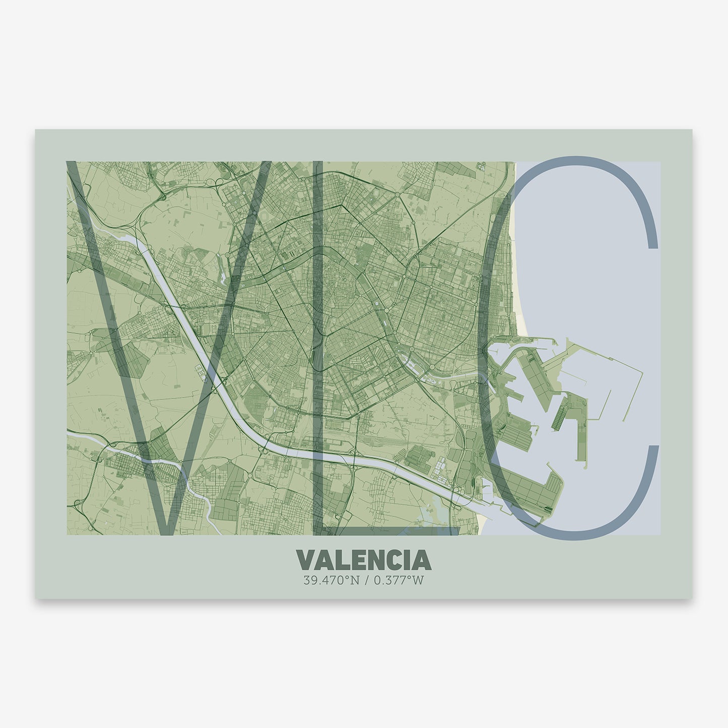 Valencia Map V07 Kyoto / No Frame / No