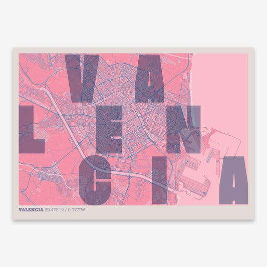 Valencia Map V08 Tuscan / Frame / Yes