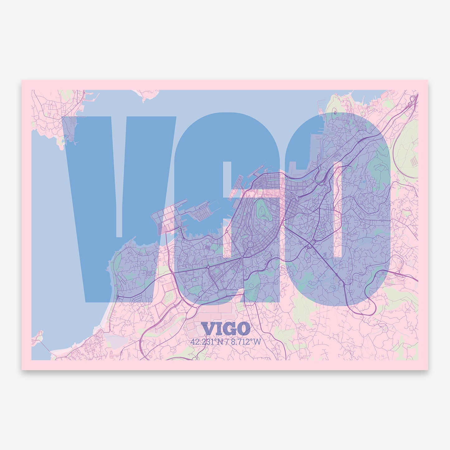 Vigo Map V02 Nursery / No Frame / Yes