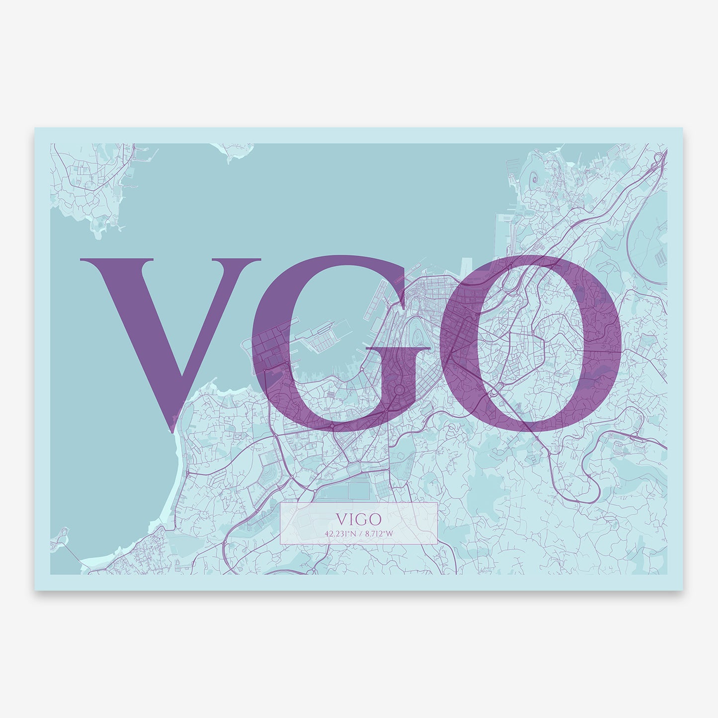 Vigo Map V06 Shabby / No Frame / No