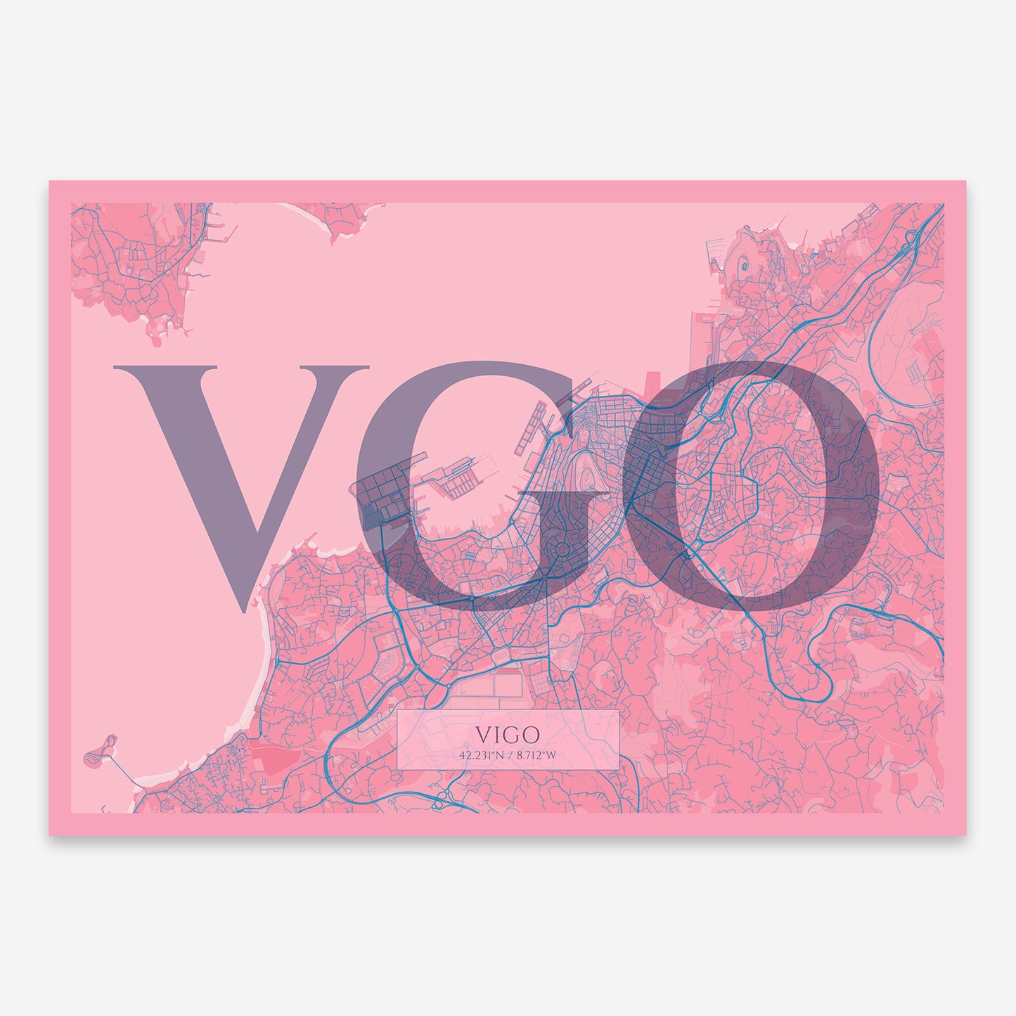 Vigo Map V06 Tuscan / Frame / Yes