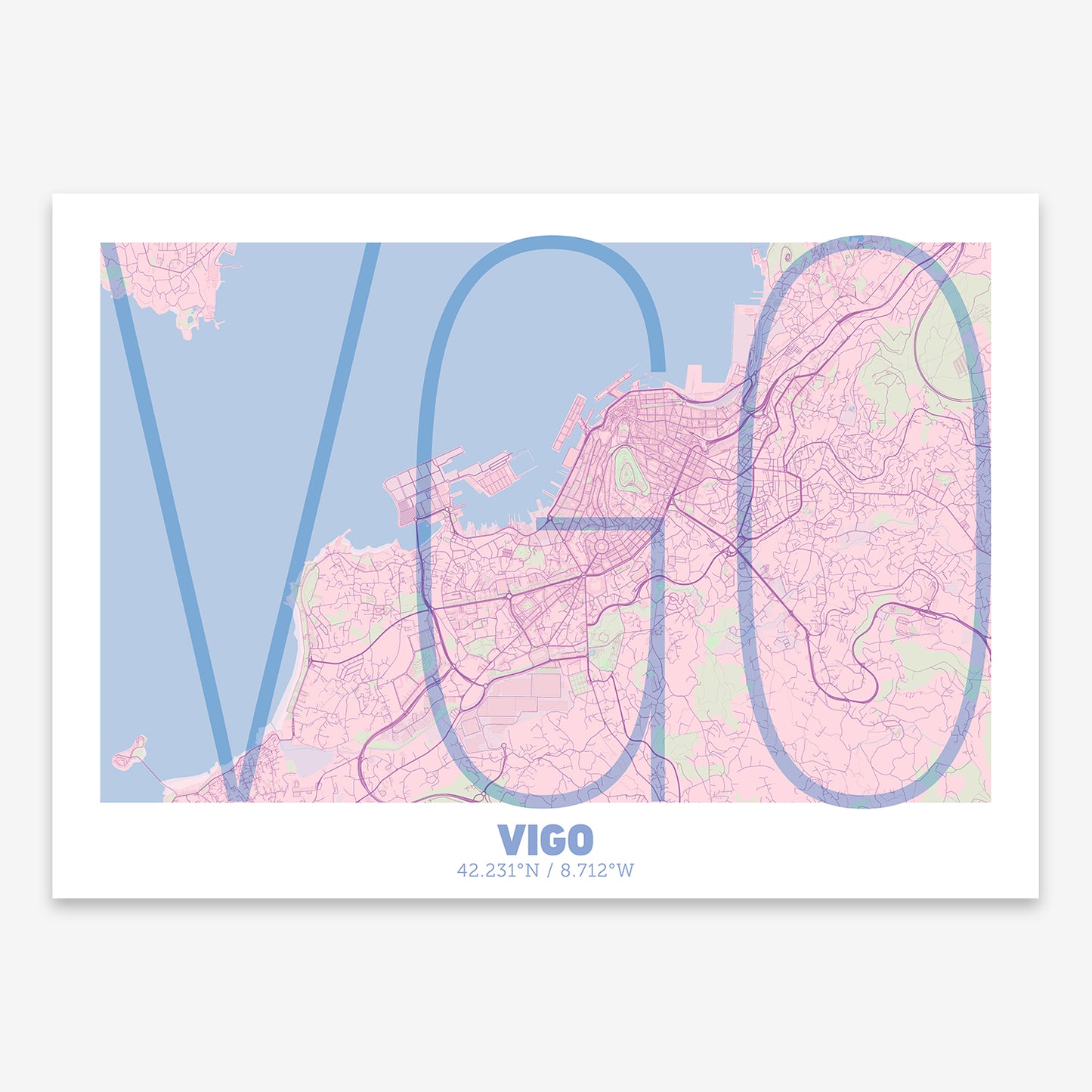 Vigo Map V07 Nursery / No Frame / No