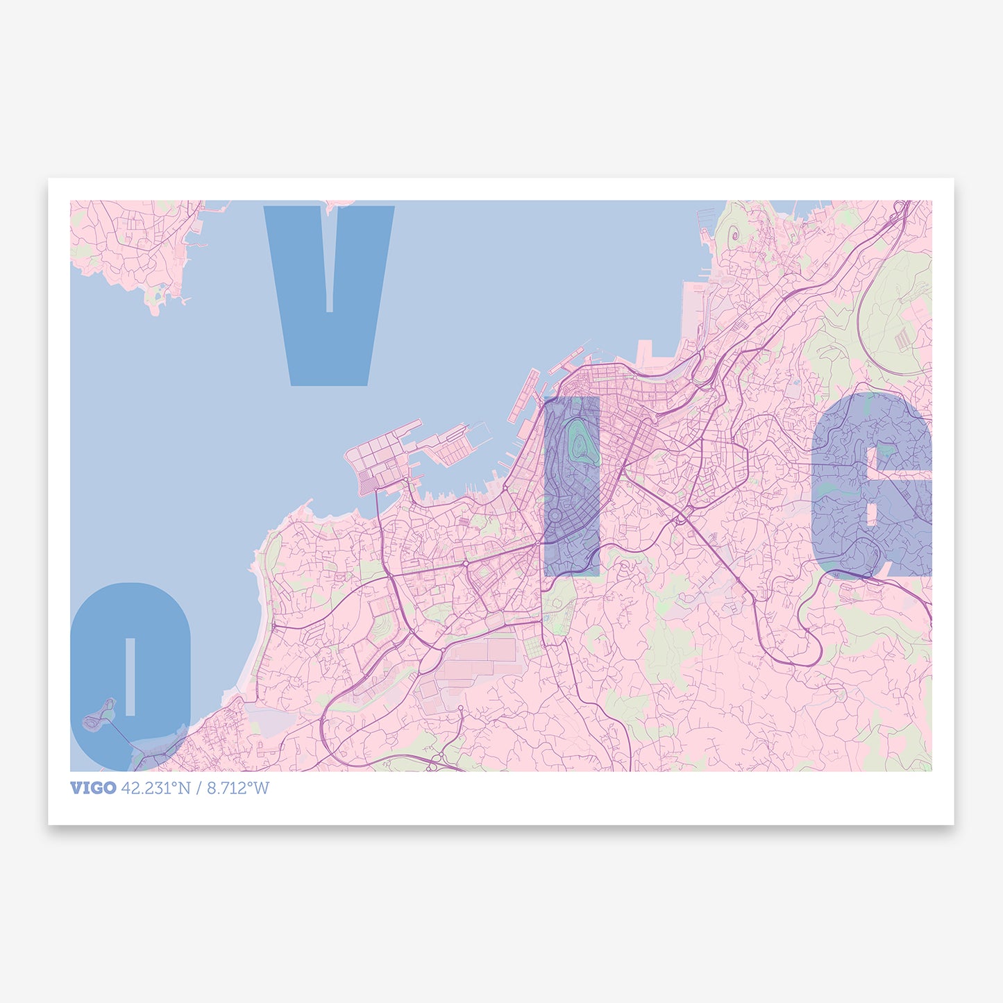 Vigo Map V08 Nursery / No Frame / No