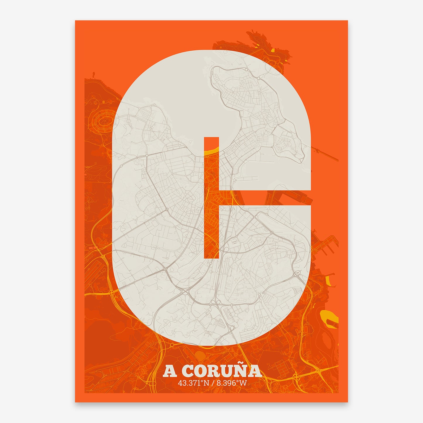 A Coruña Map V02 Tribal / No Frame / No