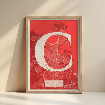 Lámina artística de A Coruña – "La Clásica"