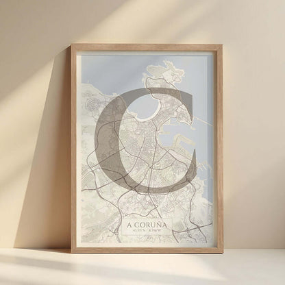 Lámina artística de A Coruña – "La Clásica"