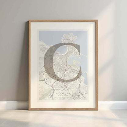 Lámina artística de A Coruña – "La Clásica"