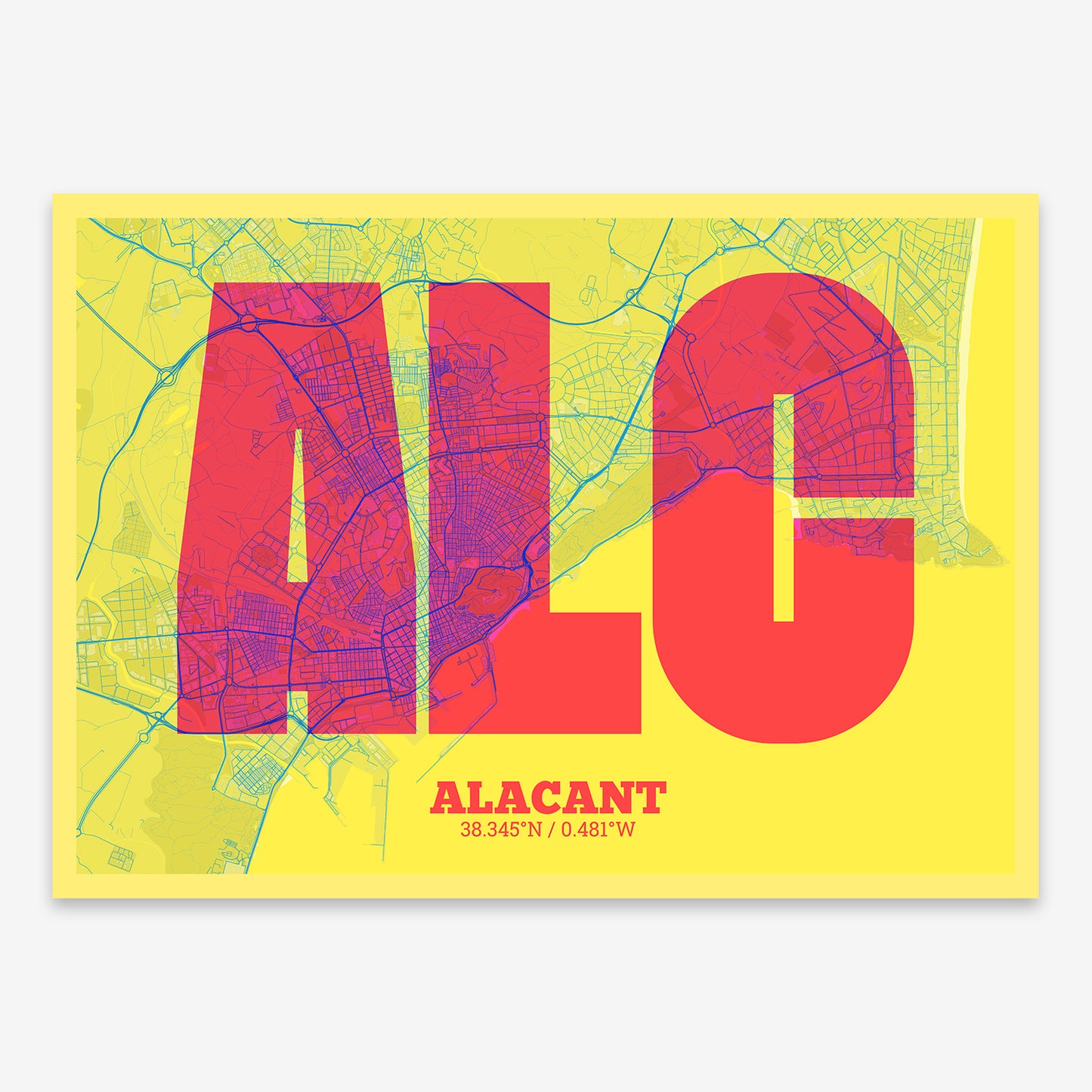 Alacant Map V02 Miami / No Frame / No