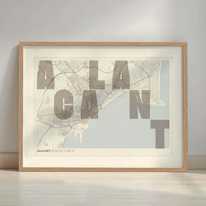 Mapa artístico de Alacant – "Cada Letra a su Aire"