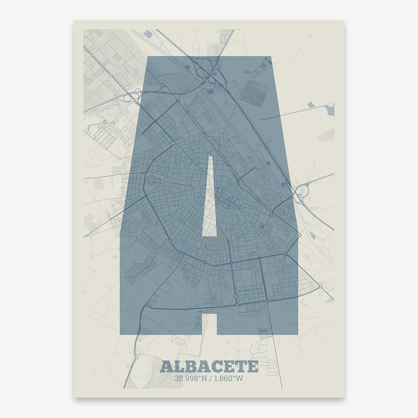 Albacete Map V02 Seaside / No Frame / No