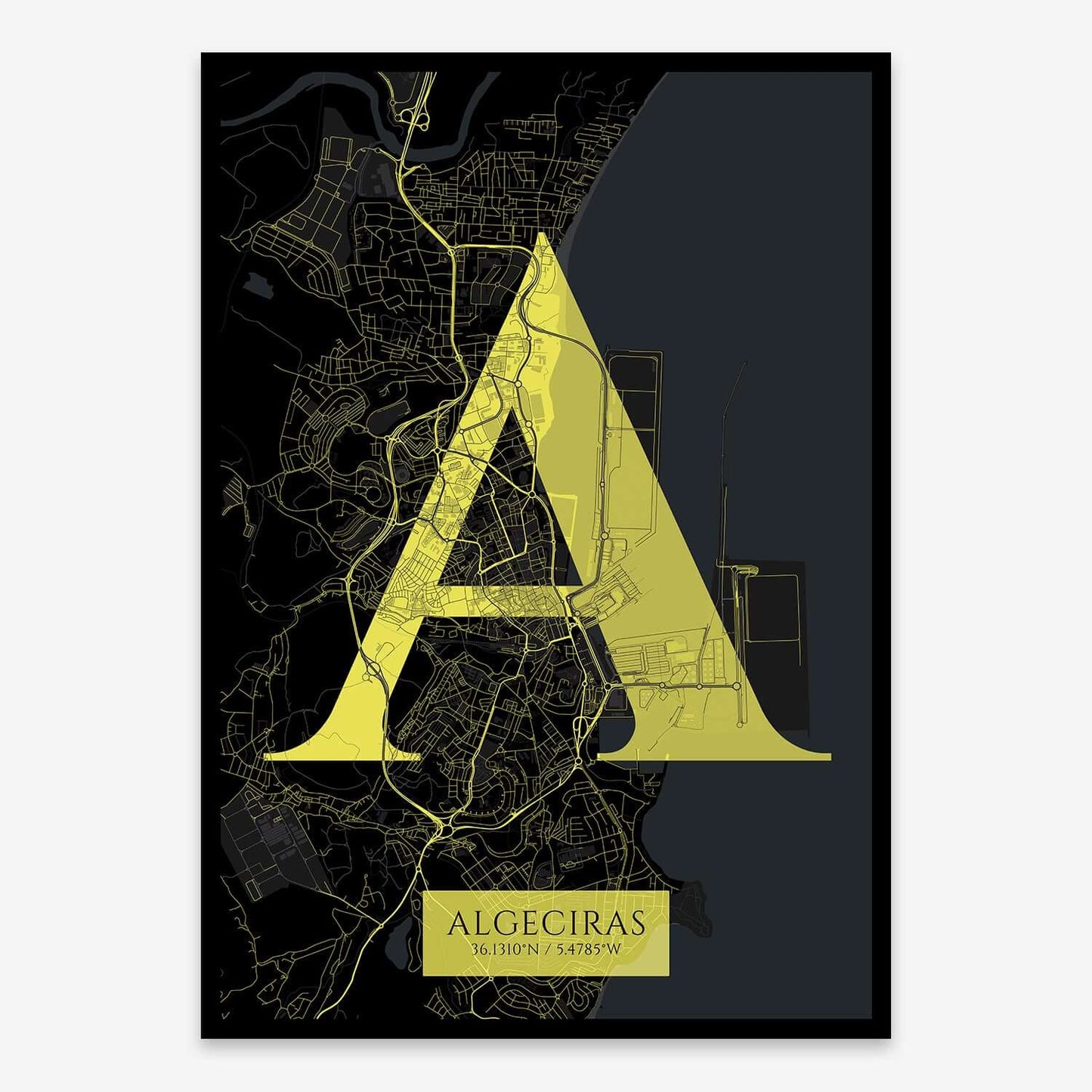 Lámina artística de Algeciras – "La Clásica"