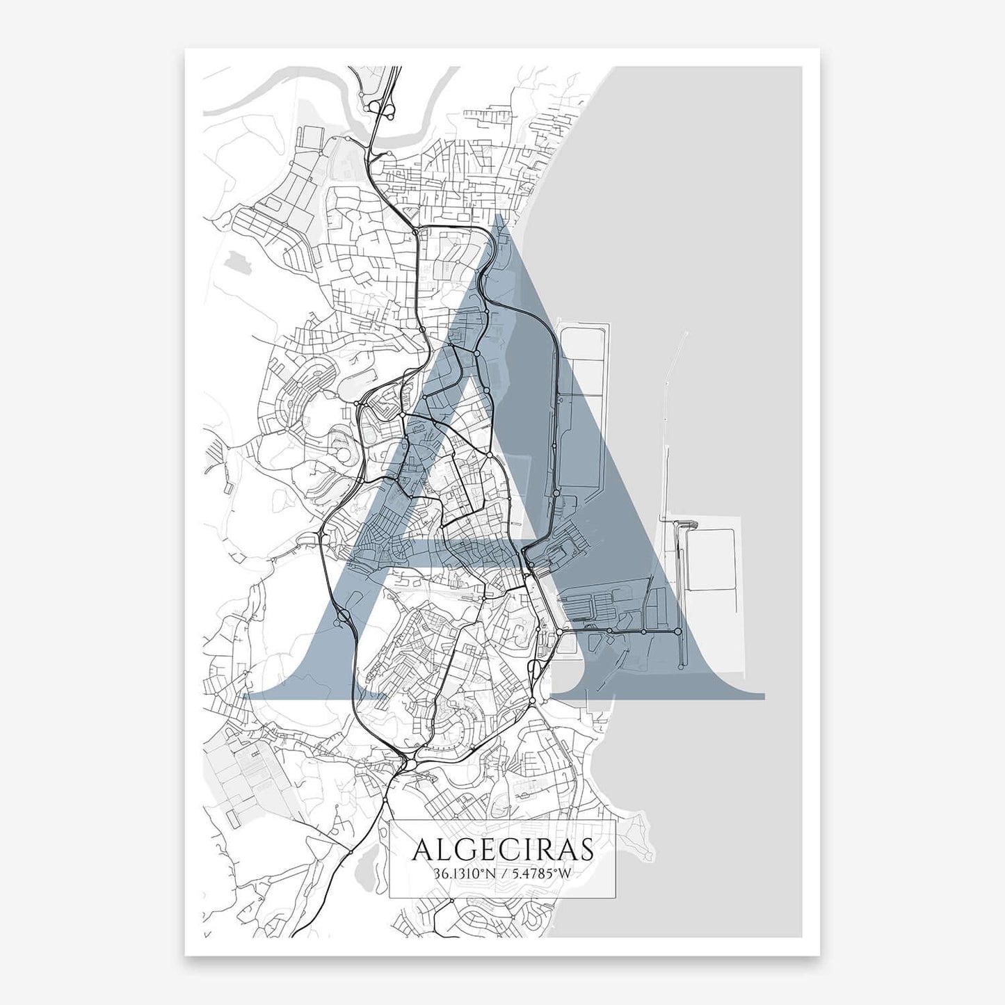 Lámina artística de Algeciras – "La Clásica"