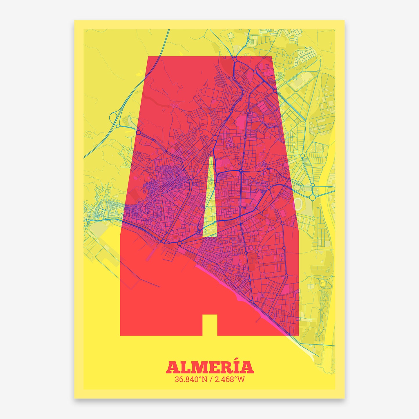 Almeria Map V02 Miami / No Frame / No