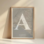 Elegant print of Almería – Minimalist and sophisticated poster