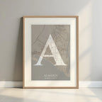 Elegant print of Almería – Minimalist and sophisticated poster